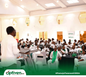 Optiven's Green Army Embraces 2024 with a Touching Thanksgiving Event