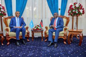 Deputy President Gachagua and Somalia Prime Minister Barre Hold Bilateral Talks
