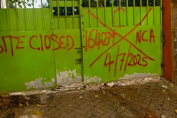 Riparian School Scandal: Nominated MP Builds Private School, Pollutes Mathare River IMG 20250704 WA0192